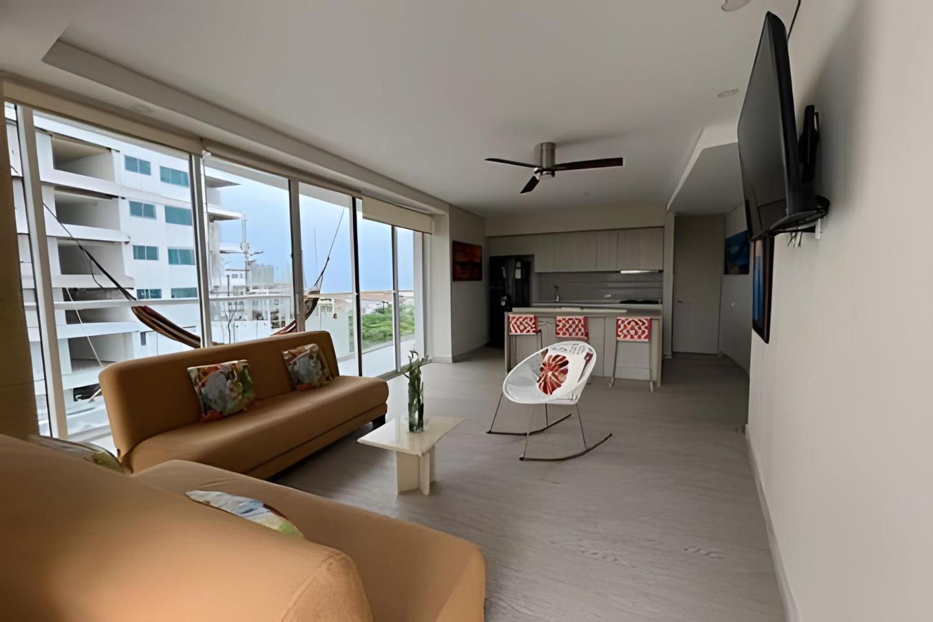 2 Dormitorios Jacuzzi Y Vista Mar. Frente A Playa Cartagena Dış mekan fotoğraf