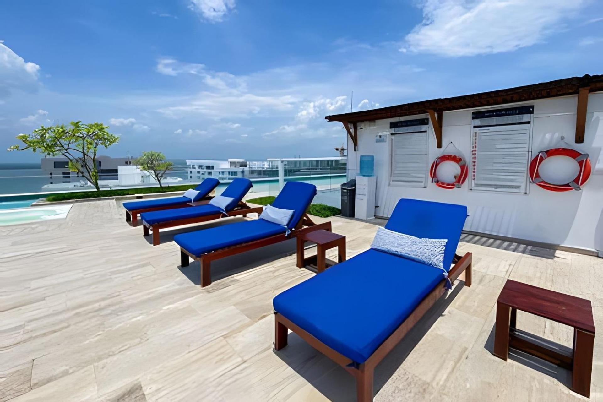 2 Dormitorios Jacuzzi Y Vista Mar. Frente A Playa Cartagena Dış mekan fotoğraf